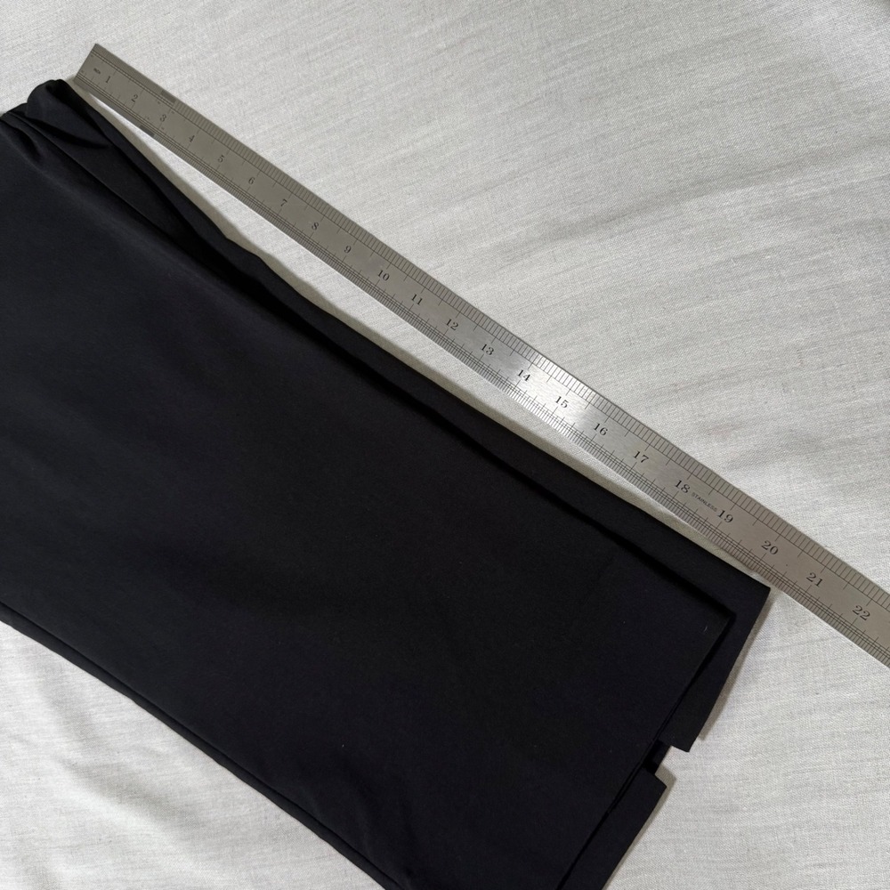 Chico's Black Pull-On Capri Pant Size XL US 16 Stretch Rayon Slim Slits Staple - Picture 6 of 10